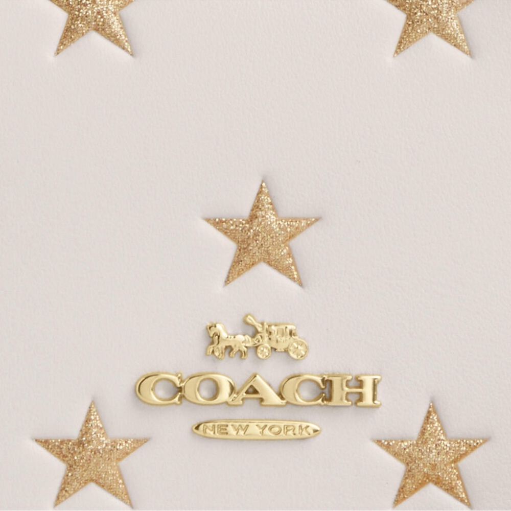 NWT Coach!! Mini Wallet On A Chain With Star Print✨✨ - Picture 4 of 7